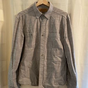 Grey stapleford button shirt